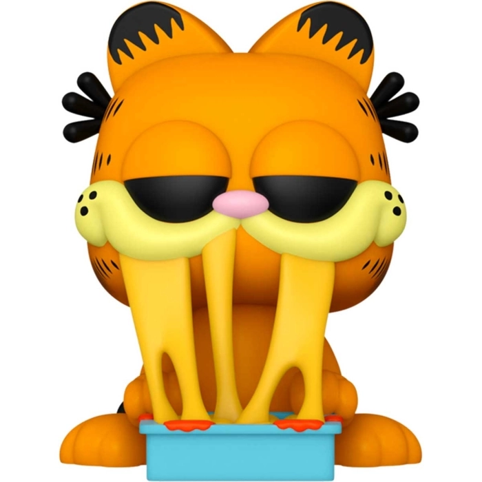 garfield - garfield with lasagna pan 9cm - funko pop 39