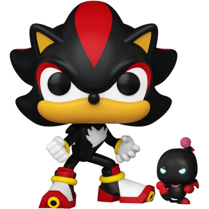 sonic the hedgehog - shadow with chao 9cm - funko pop 1035