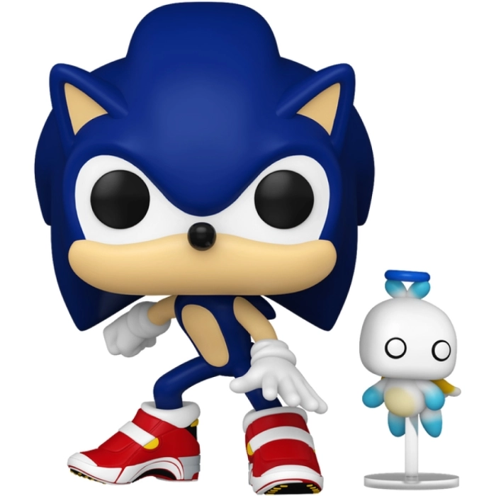 sonic the hedgehog - sonic with hero chao 9cm - funko pop 1036