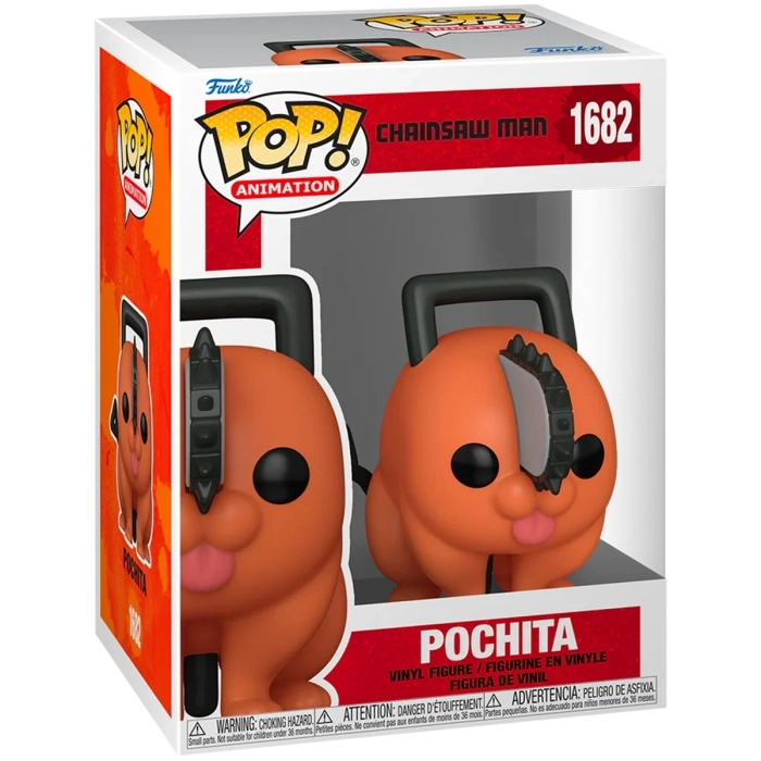 chainsaw man - pochita 9cm - funko pop 1682