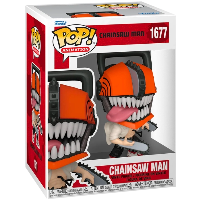 chainsaw man - chainsaw man 9cm - funko pop 1677