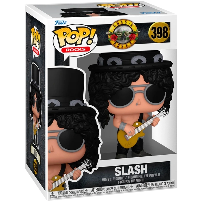 guns n' roses - slash (1980's) 9cm - funko pop 398