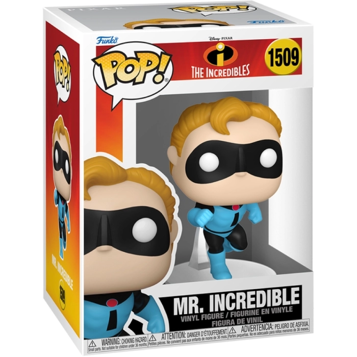 disney: incredibles 20th anniversary - mr. incredible 9cm - funko pop 1509