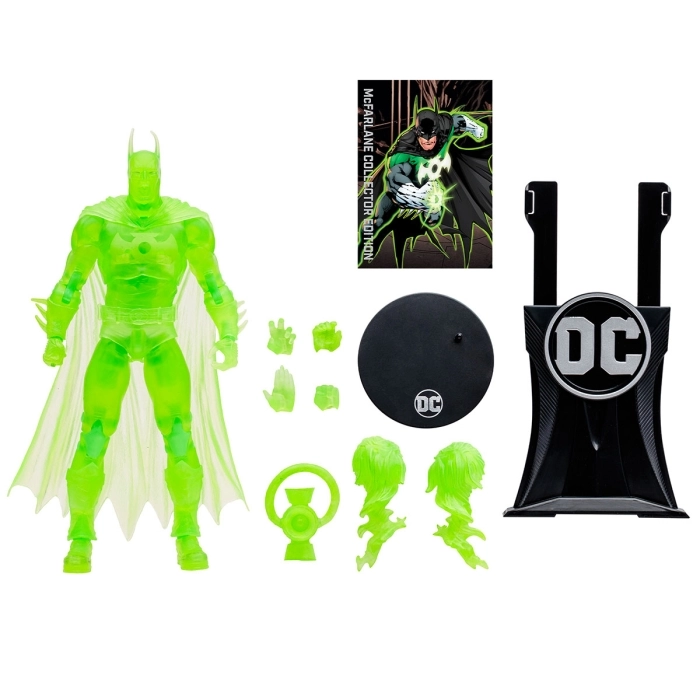 dc multiverse - batman lanterna verde collector edition - action figure 18cm - platinum chase