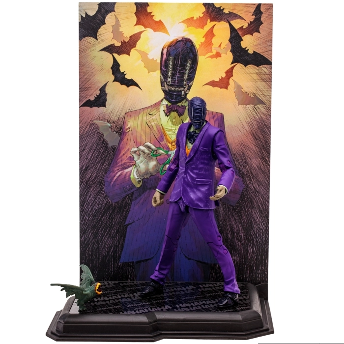 dc multiverse - joker (the deadly duo) - authenticated limited edition - action figure 18cm