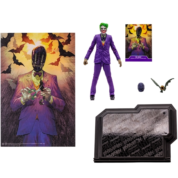 dc multiverse - joker (the deadly duo) - authenticated limited edition - action figure 18cm