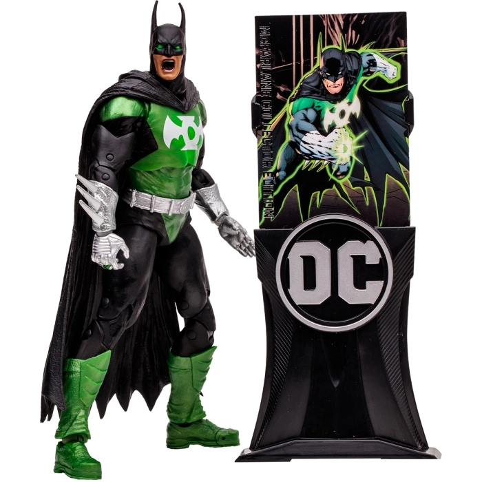 dc multiverse - batman as lanterna verde - collector edition - action figure 18cm