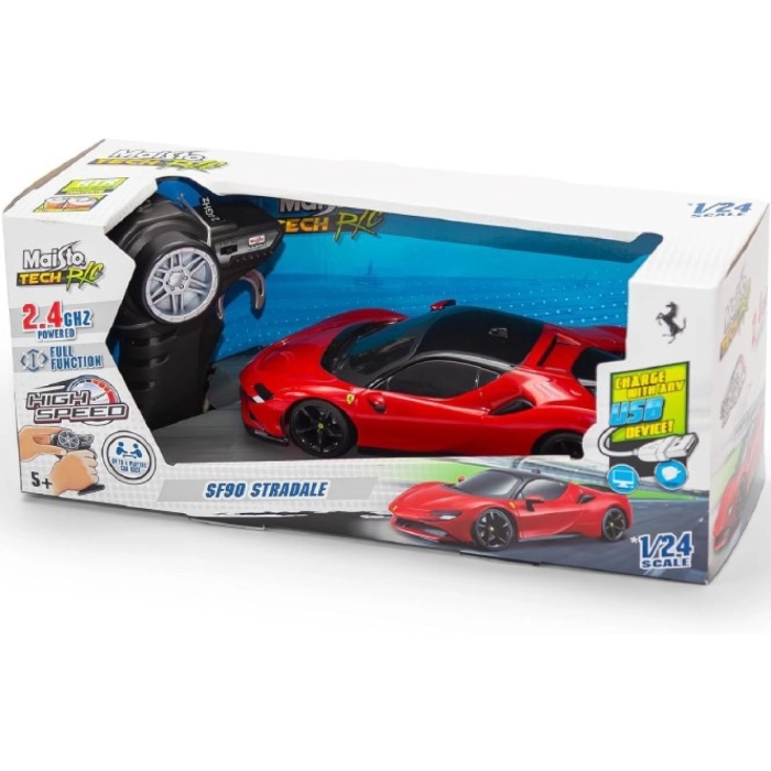 rc premium street cars - sf90 stradale 2,4ghz - 1:24