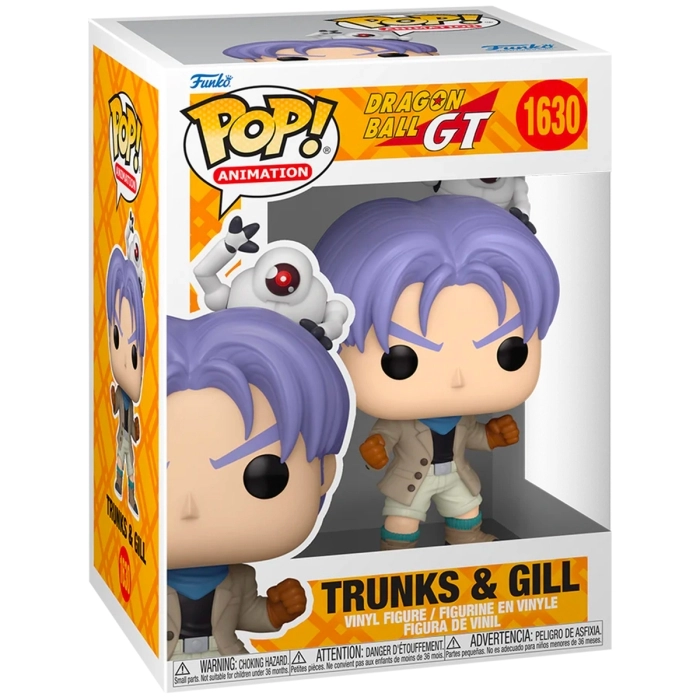 dragon ball gt - trunks & gill 9cm - funko pop 1630