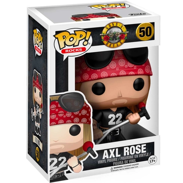 guns n' roses - axl rose 9cm - funko pop 50