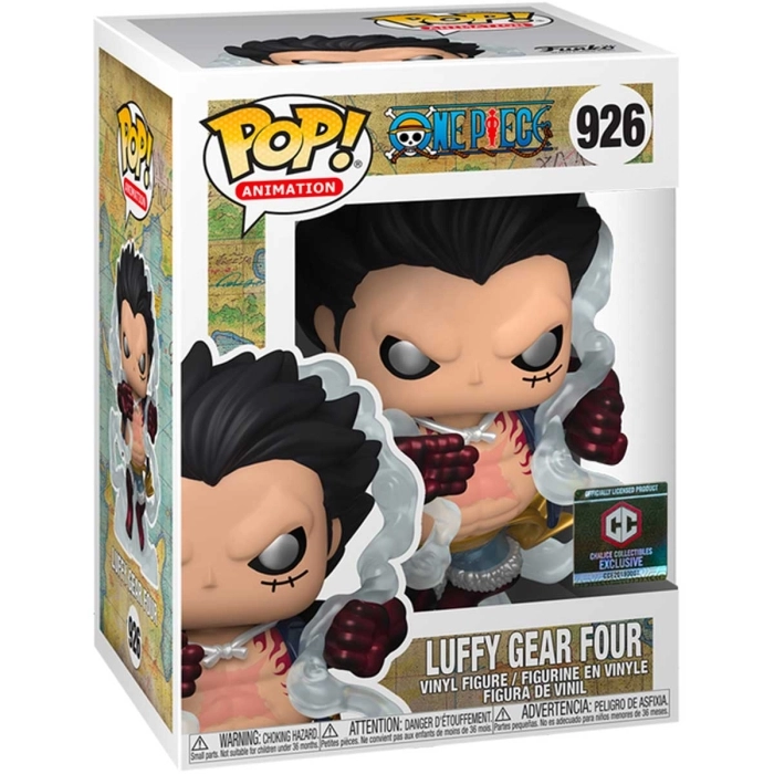 one piece - luffy gear four (metallic) 9cm - funko pop 926