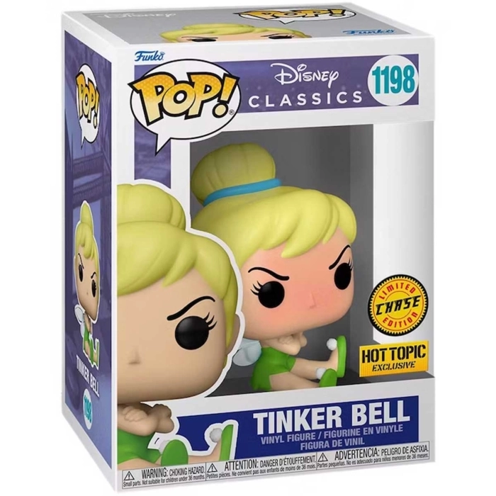 FUNKO Disney Classic - Grumpy Tinker Bell 9cm - Funko Pop 1198 Chase a ...