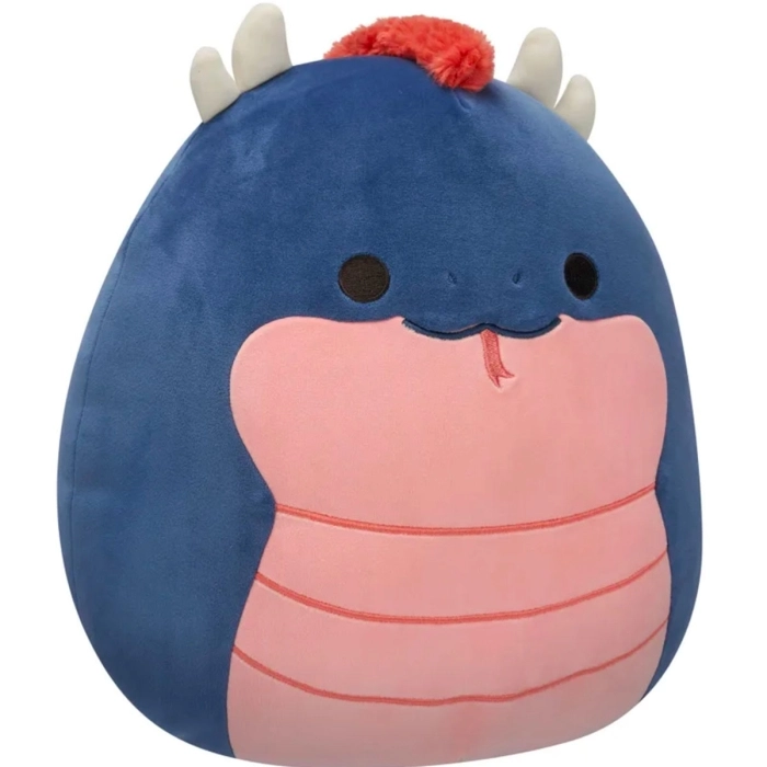 squishmallows - cian il basilisco blu - peluche 30cm