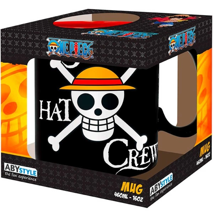 one piece - tazza 460ml - luffy & skull