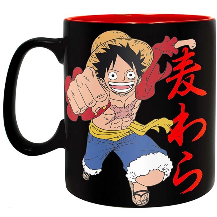 one piece - tazza 460ml - luffy & skull