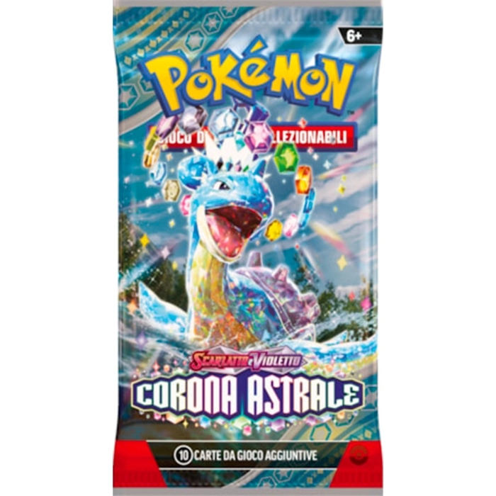 pokemon scarlatto e violetto corona astrale - bustina singola 10 carte (ita)