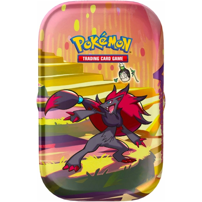 pokemon scarlatto e violetto segreto fiabesco - zoroark - 1 mini tin da collezione (ita)