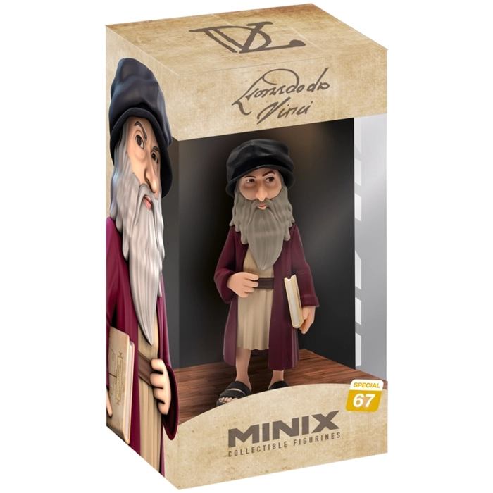 leonardo da vinci - special 67 - minix collectible figurines