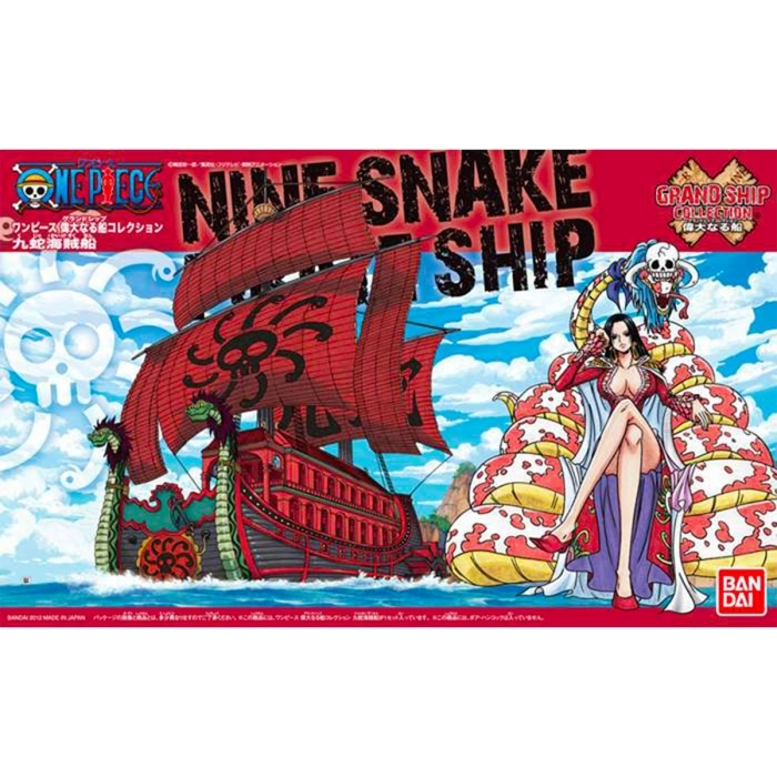 one piece - grand ship collection - nine snake pirate ship 15cm