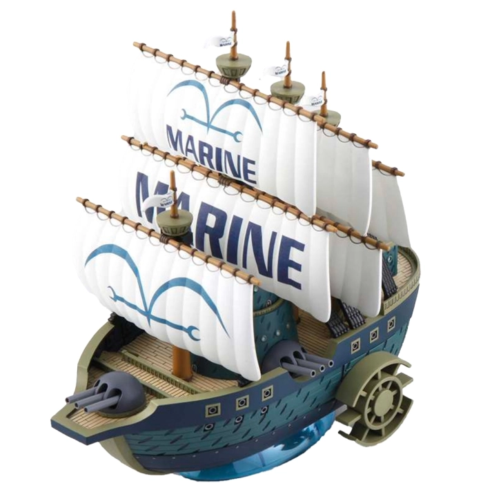 one piece - grand ship collection - marine war ship 15cm