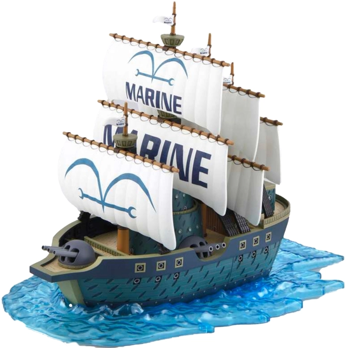 one piece - grand ship collection - marine war ship 15cm