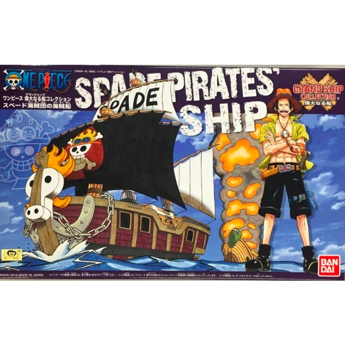 one piece - grand ship collection - spade pirates 15cm