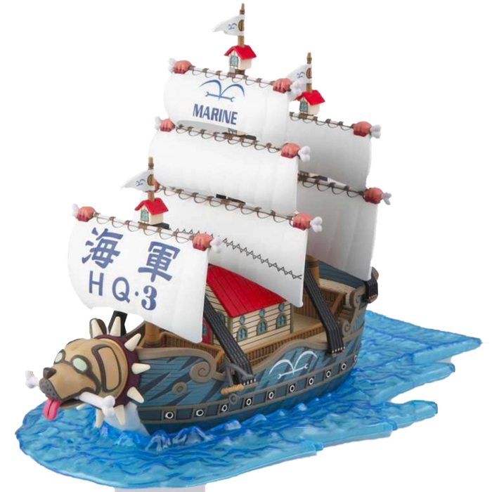 one piece - grand ship collection - garp war ship 15cm