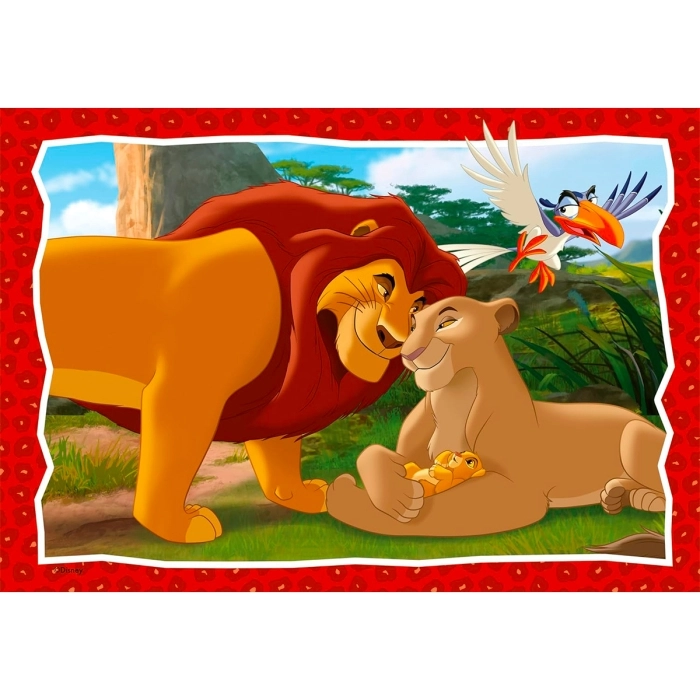 disney: the lion king - mufasa - puzzle 2x24 pezzi