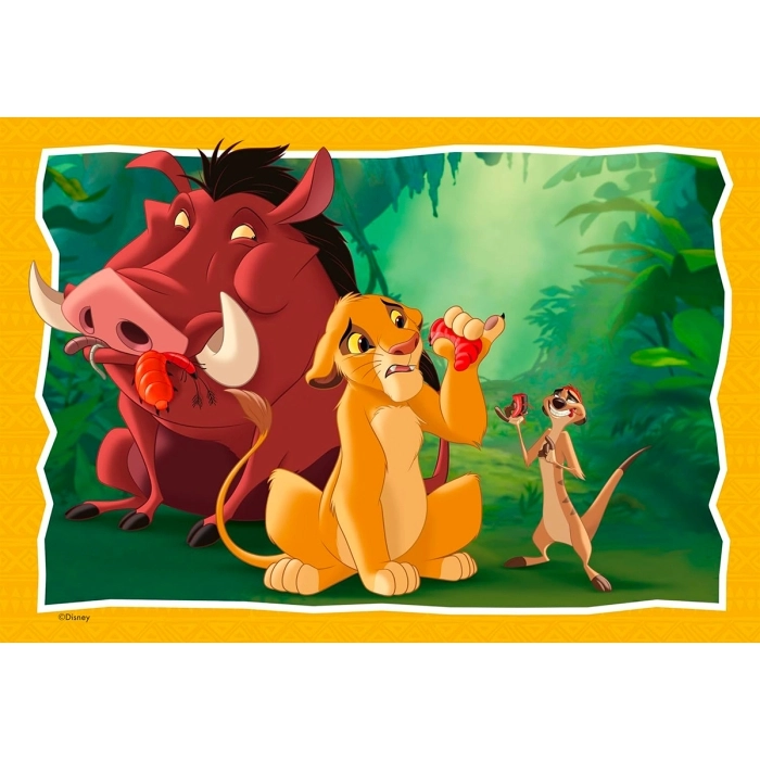 disney: the lion king - mufasa - puzzle 2x24 pezzi