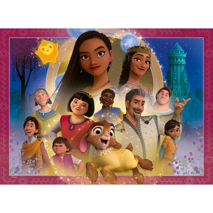 disney: wish - puzzle 100 pezzi xxl