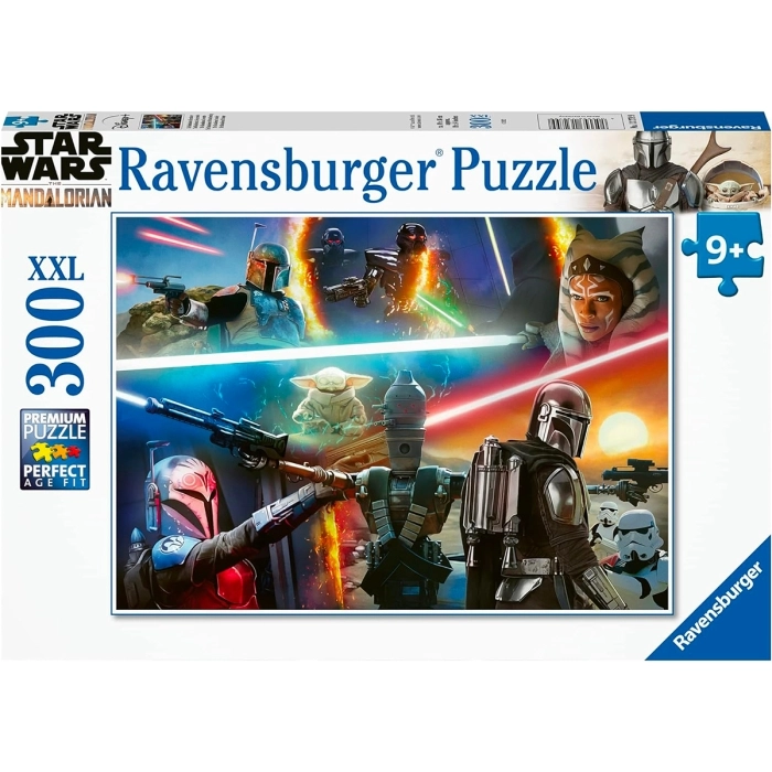 star wars: the mandalorian - cross fighter - puzzle 300 pezzi xxl