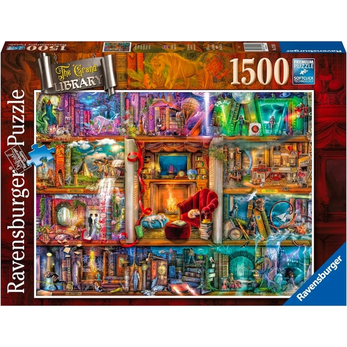 la grande libreria - puzzle 1500 pezzi