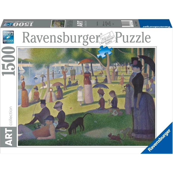 seurat: una domenica pomeriggio al parco - puzzle 1500 pezzi