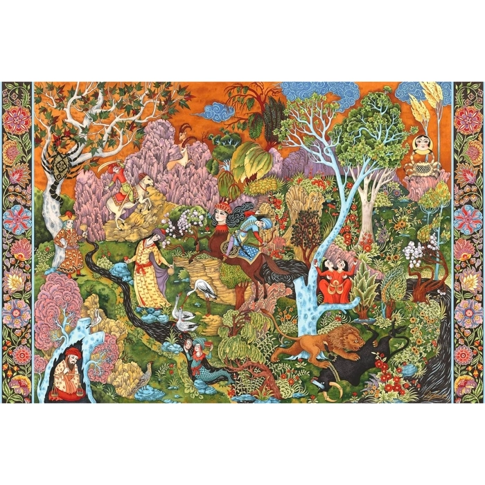 giardino dei segni zodiacali - puzzle 3000 pezzi