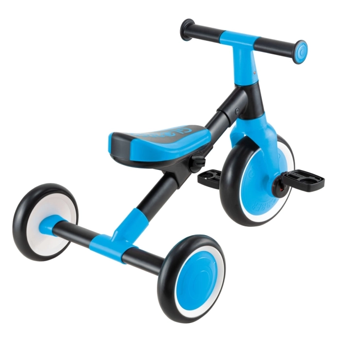 globber - learning trike - triciclo 2 in 1 - blu sky