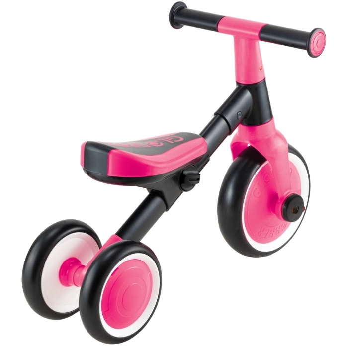 globber - learning trike - triciclo 2 in 1 - rosa neon