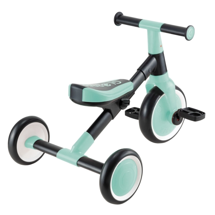 globber - learning trike - triciclo 2 in 1 - verde menta