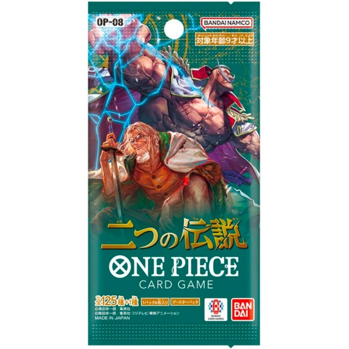 one piece card game - two legends - op-08 - bustina singola 6 carte (jap)