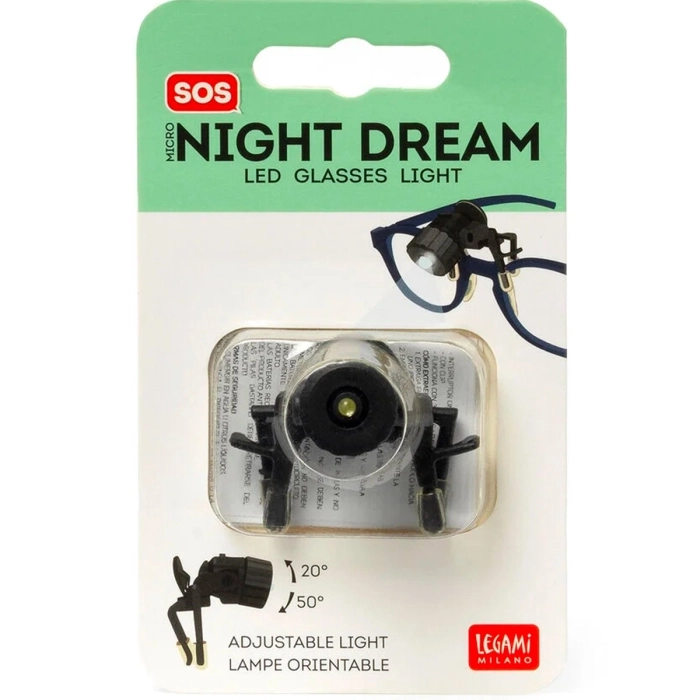 micro night dream - luce led per occhiali