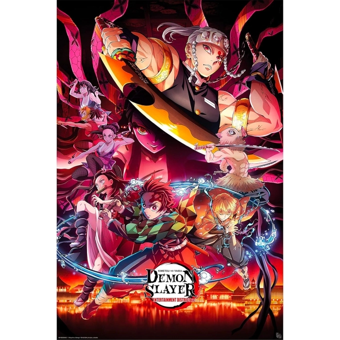 demon slayer poster maxi 91,5x61cm - entertainment district