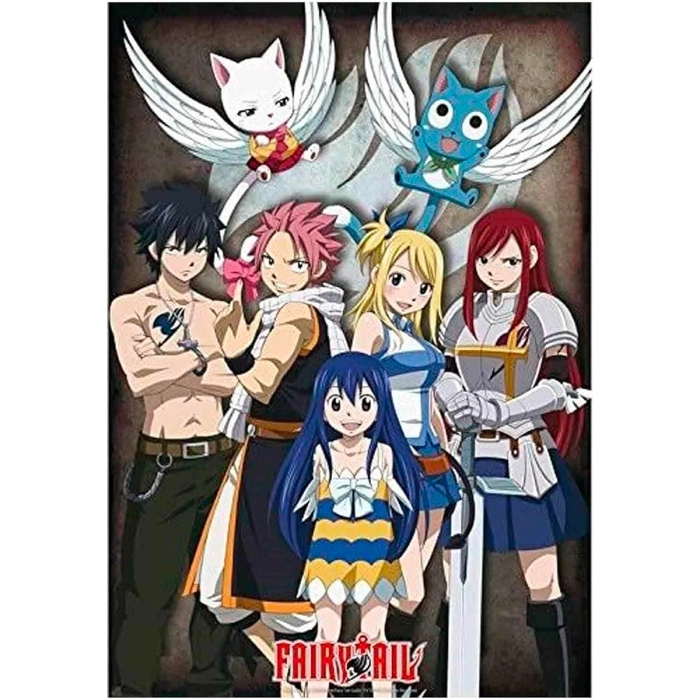 fairy tail - poster maxi 91,5x61cm - group