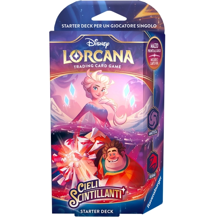 lorcana - cieli scintillanti - ametista & rubino - starter deck (ita)