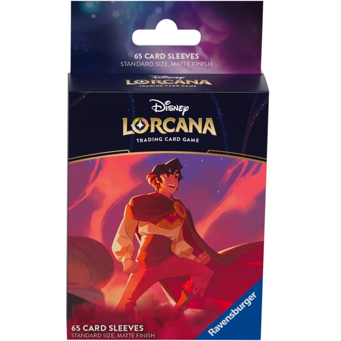 lorcana - shimmering skies - aladdin 65 card sleeves