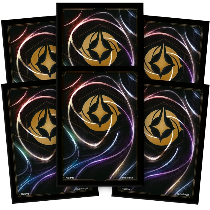 lorcana - shimmering skies - cardback 65 card sleeves