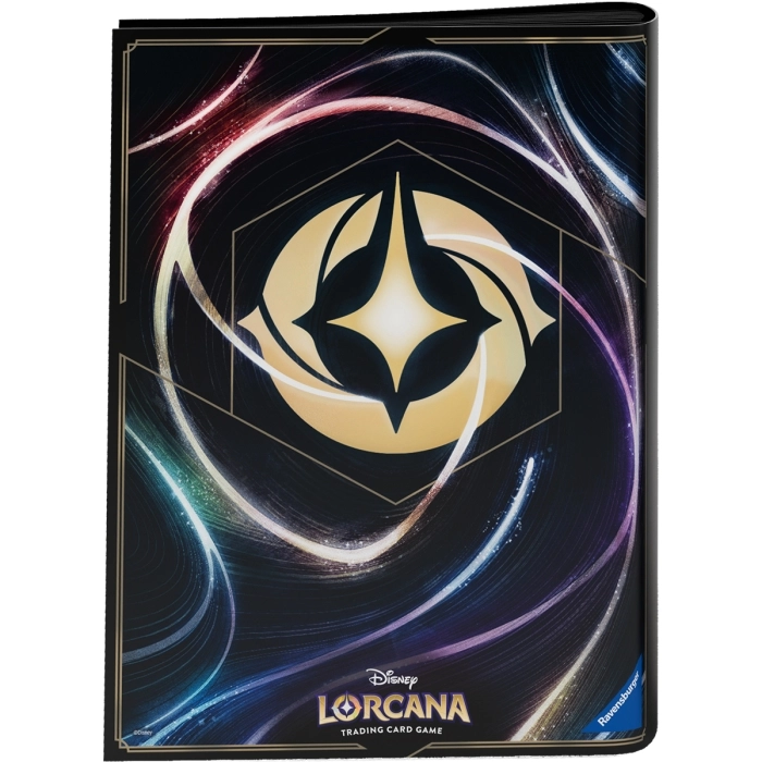 lorcana - shimmering skies - cardback album 14 pagine 9 tasche