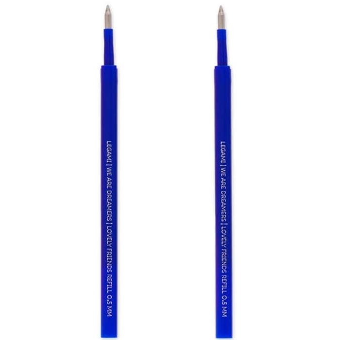 set di 2 refill per penna gel - lovely friends - blue