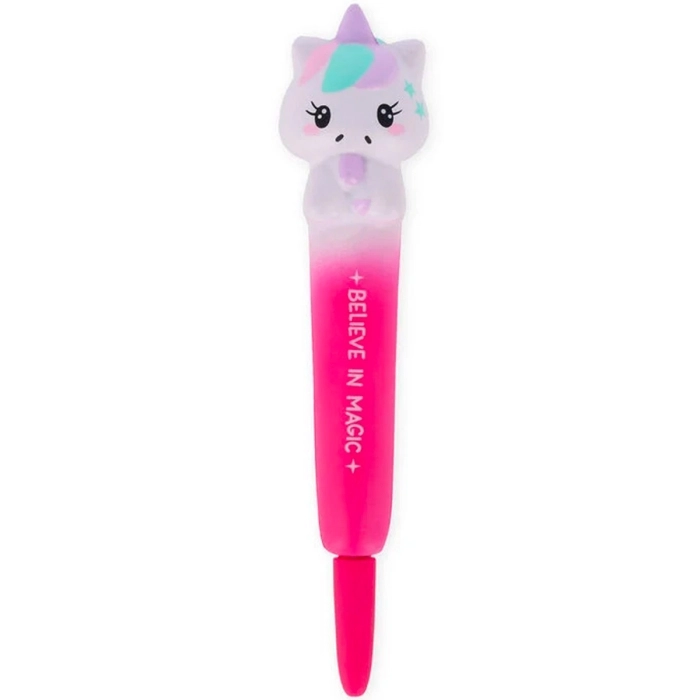 penna gel antistress - squeezies - unicorn