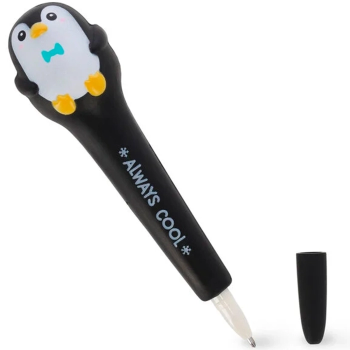 penna gel antistress - squeezies - penguin