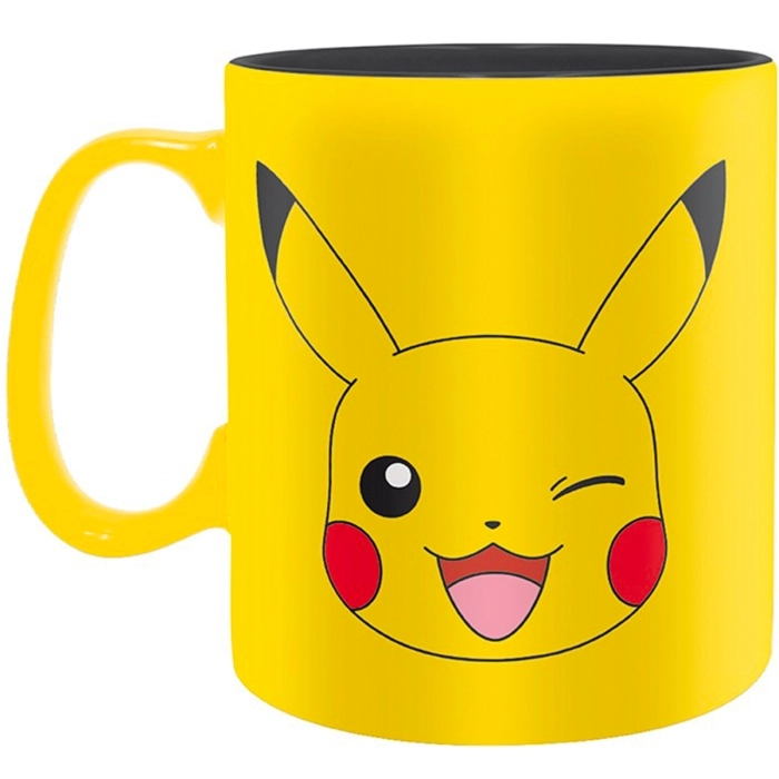 pokemon - tazza 460ml - pikachu face