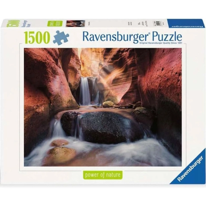 cascate nel red canyon - puzzle 1500 pezzi